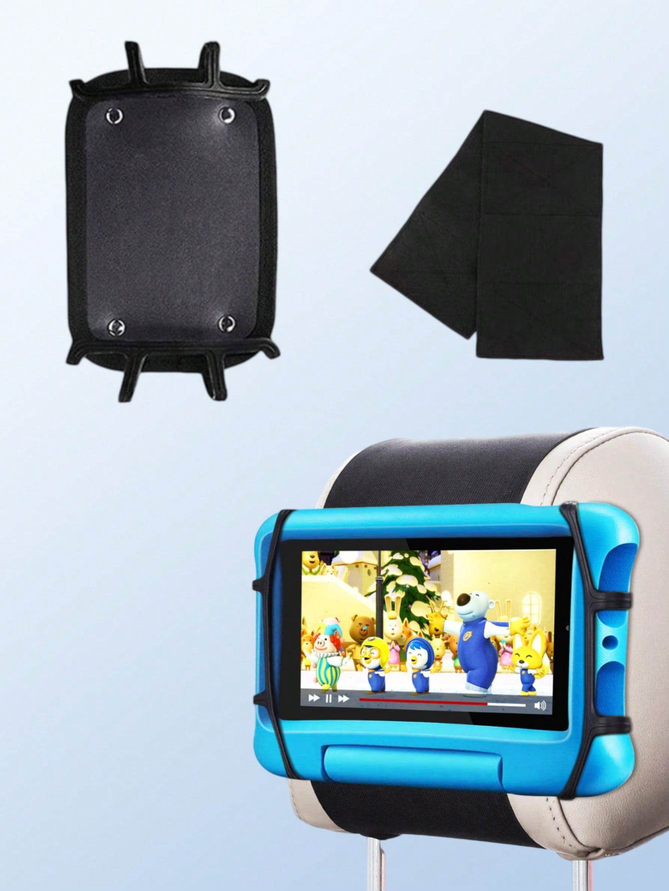 Gaming Console Holder - Car Headrest Tablet Holder – 360°