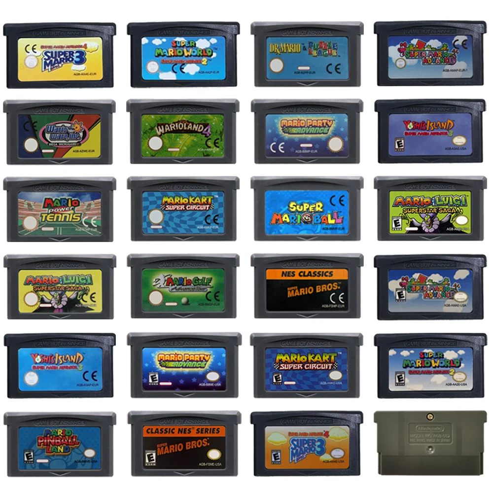 Gaming Console Video - •GBA Game Cartridge 32 Bit Video