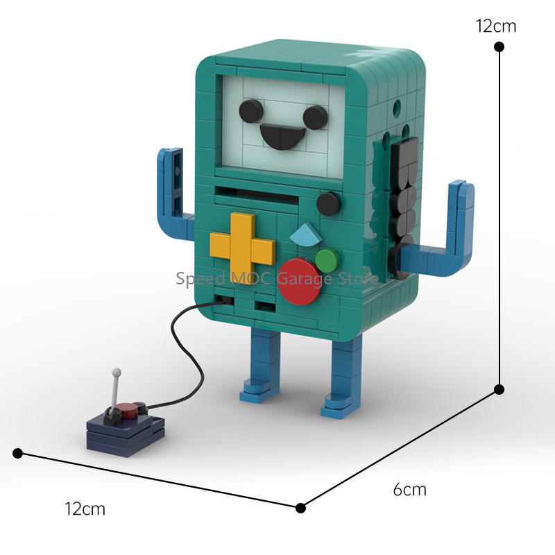 High-Detail Cute Game Robot Bu - Gaming Console Lego recension och pris