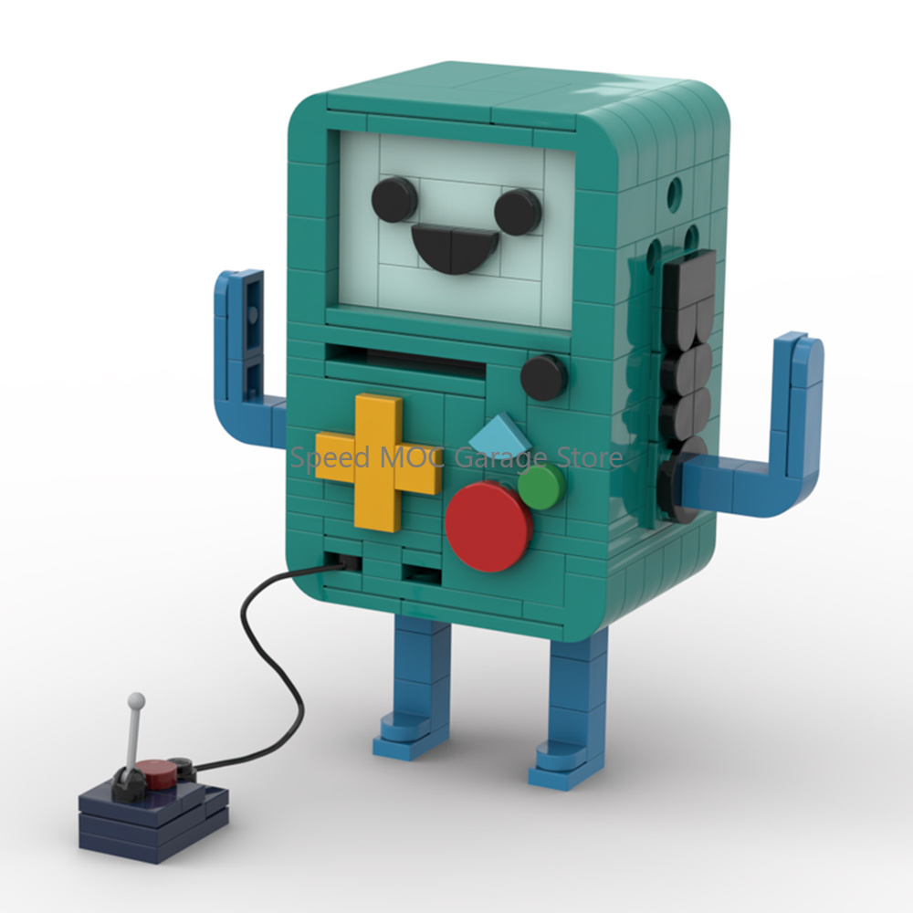High-Detail Cute Game Robot Bu - Gaming Console Lego recension och pris