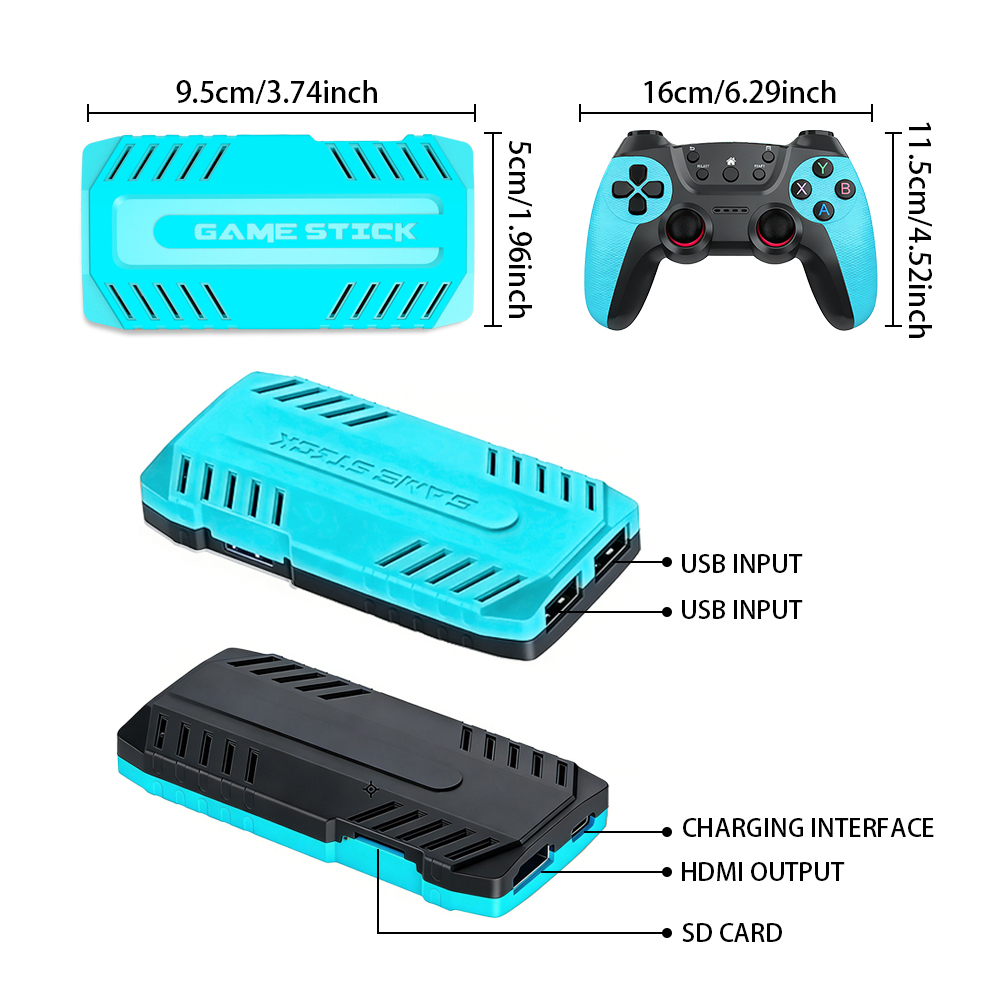 2026 New X10 Pro Retro Game St - Gaming Console Stick recension och pris