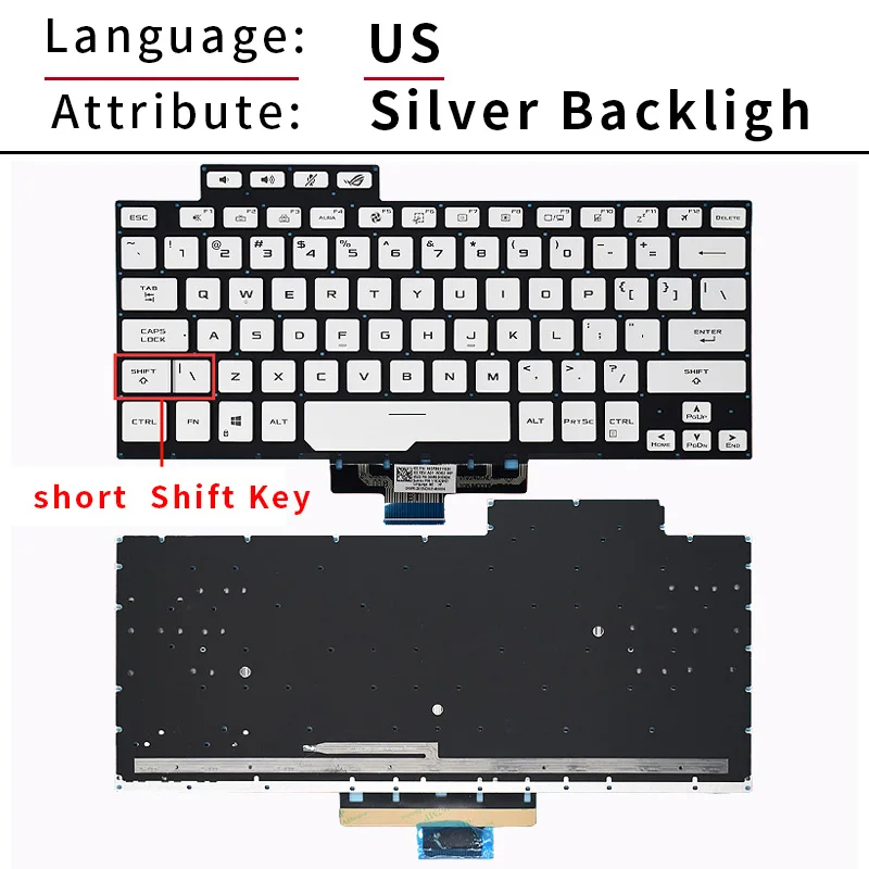 Backlit Keyboard For ASUS ROG  - Gaming Console Asus recension och pris