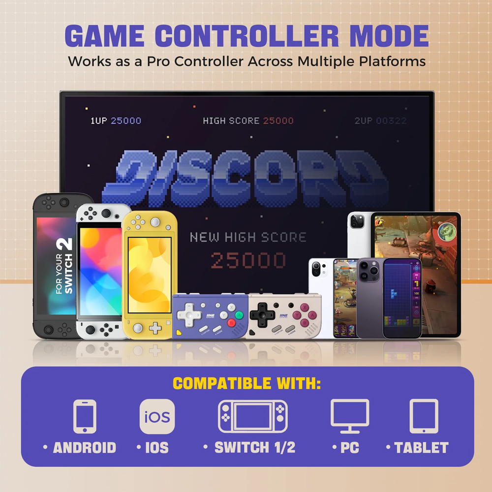 IINE Ananke Gen 2 Retro Mini G - Gaming Console Bluetooth recension och pris