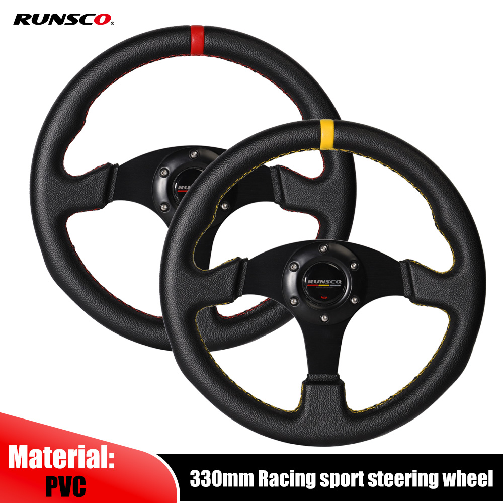 330mm/13 Inch Flat Steering Wh - Steering Wheel Gaming recension och pris