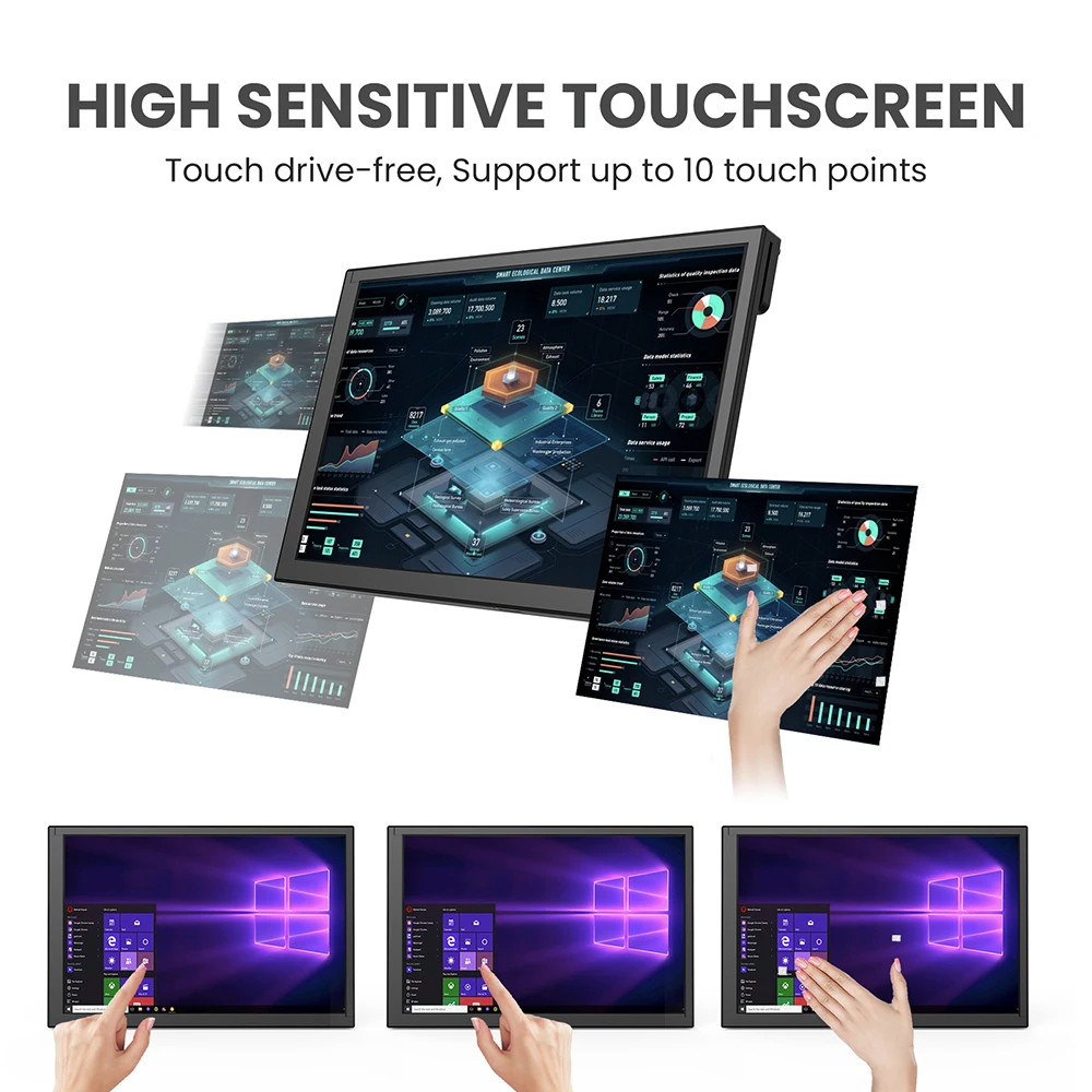 Eyoyo 10.1-inch Capacitive Tou - Gaming Console And Monitor recension och pris
