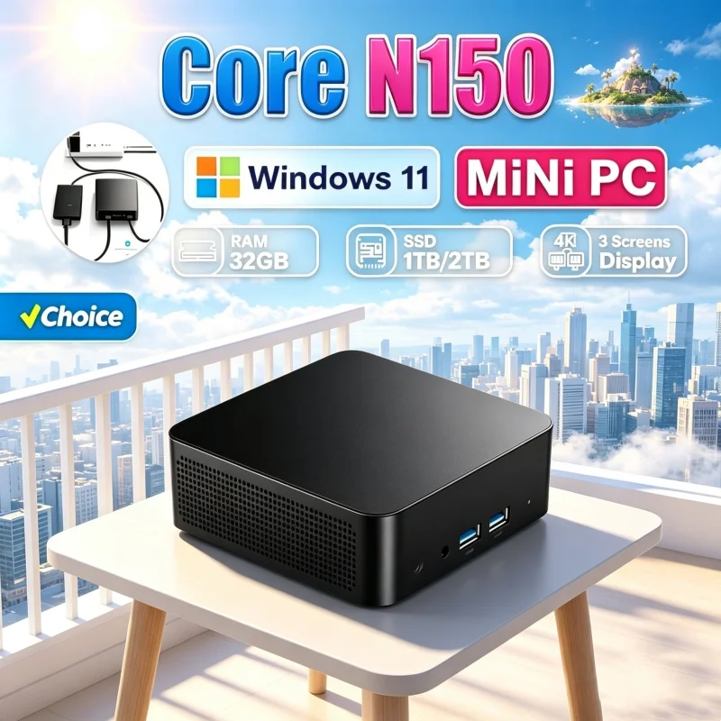 2026 Posh Core N150 MINI PC Wi - Gaming Console Stick recension och pris