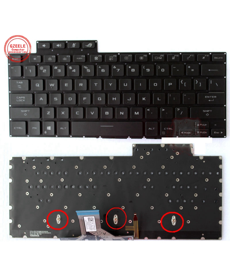 New US Backlit Keyboard for AS - Gaming Console Asus recension och pris