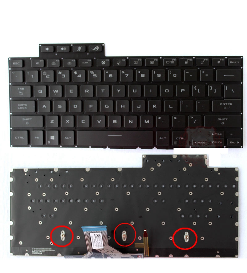 New US Backlit Keyboard for AS - Gaming Console Asus recension och pris