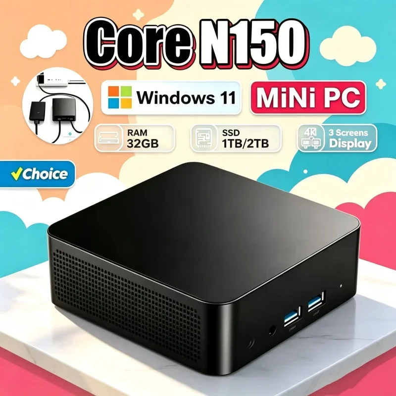 2026 Speedy Core N150 MINI PC  - Gaming Console Stick recension och pris