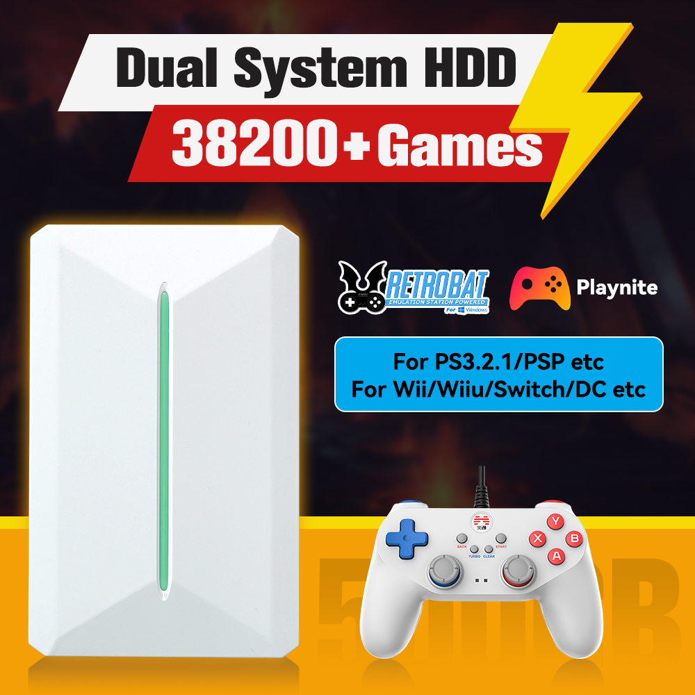 Retrobat＆Playnite System HDD R - Gaming Console Stick recension och pris