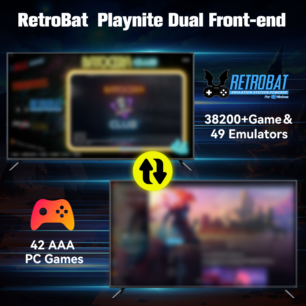 Retrobat＆Playnite System HDD R - Gaming Console Stick recension och pris