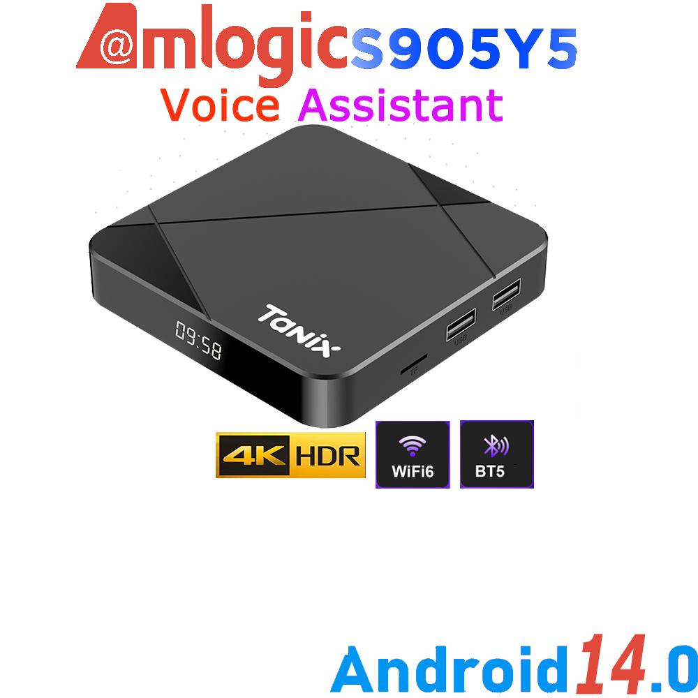 Amlogic S905Y5 Android14.0 4K  - Gaming Console For Android Tv recension och pris