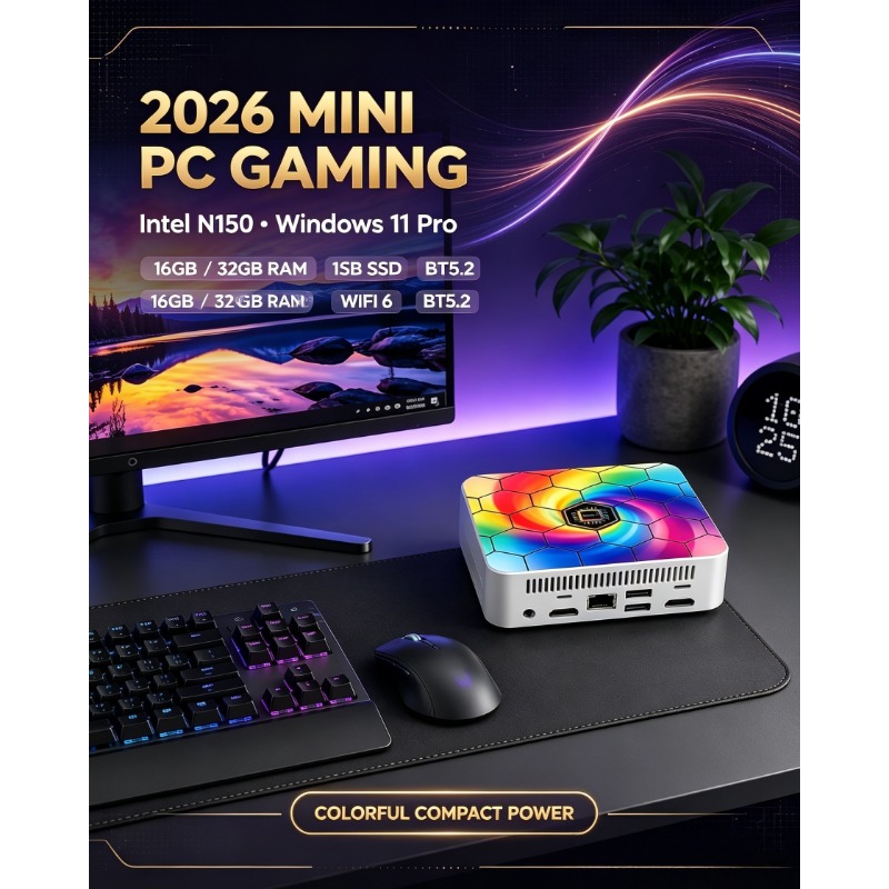 2026 Snug Core N150 MINI PC Wi - Gaming Console Stick recension och pris