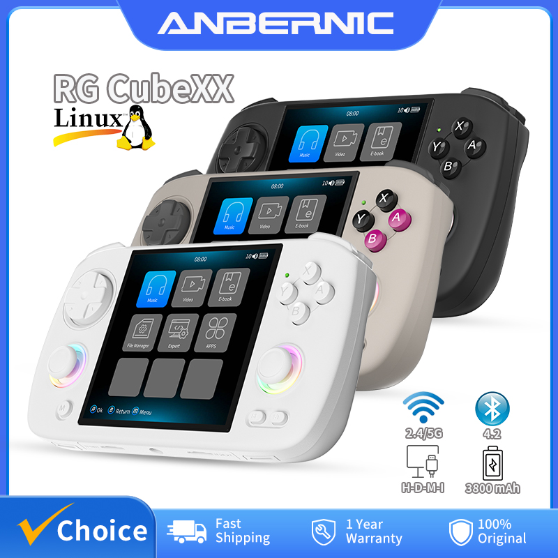 ANBERNIC RG Cubexx Retro Handh - Gaming Console Bluetooth recension och pris