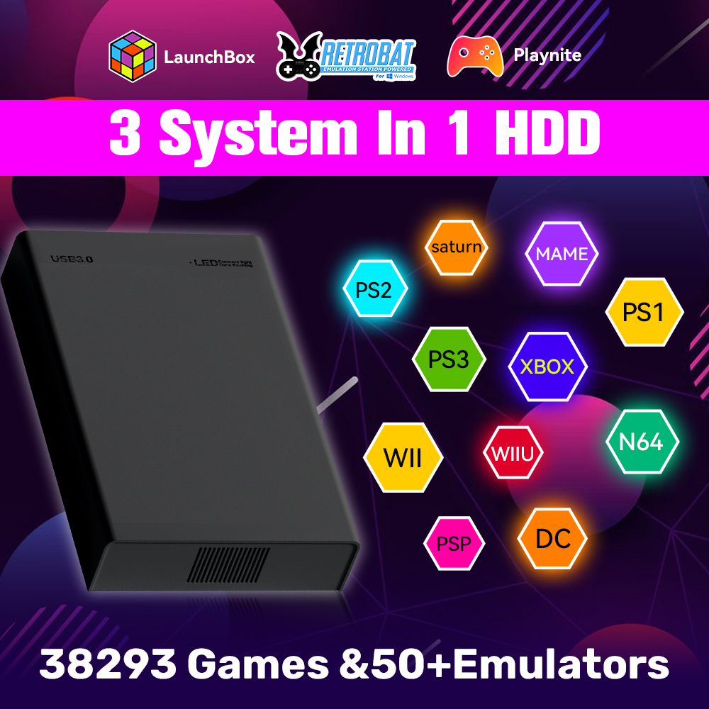 500G Retro Gaming HDD Video Ga - Gaming Console Os recension och pris