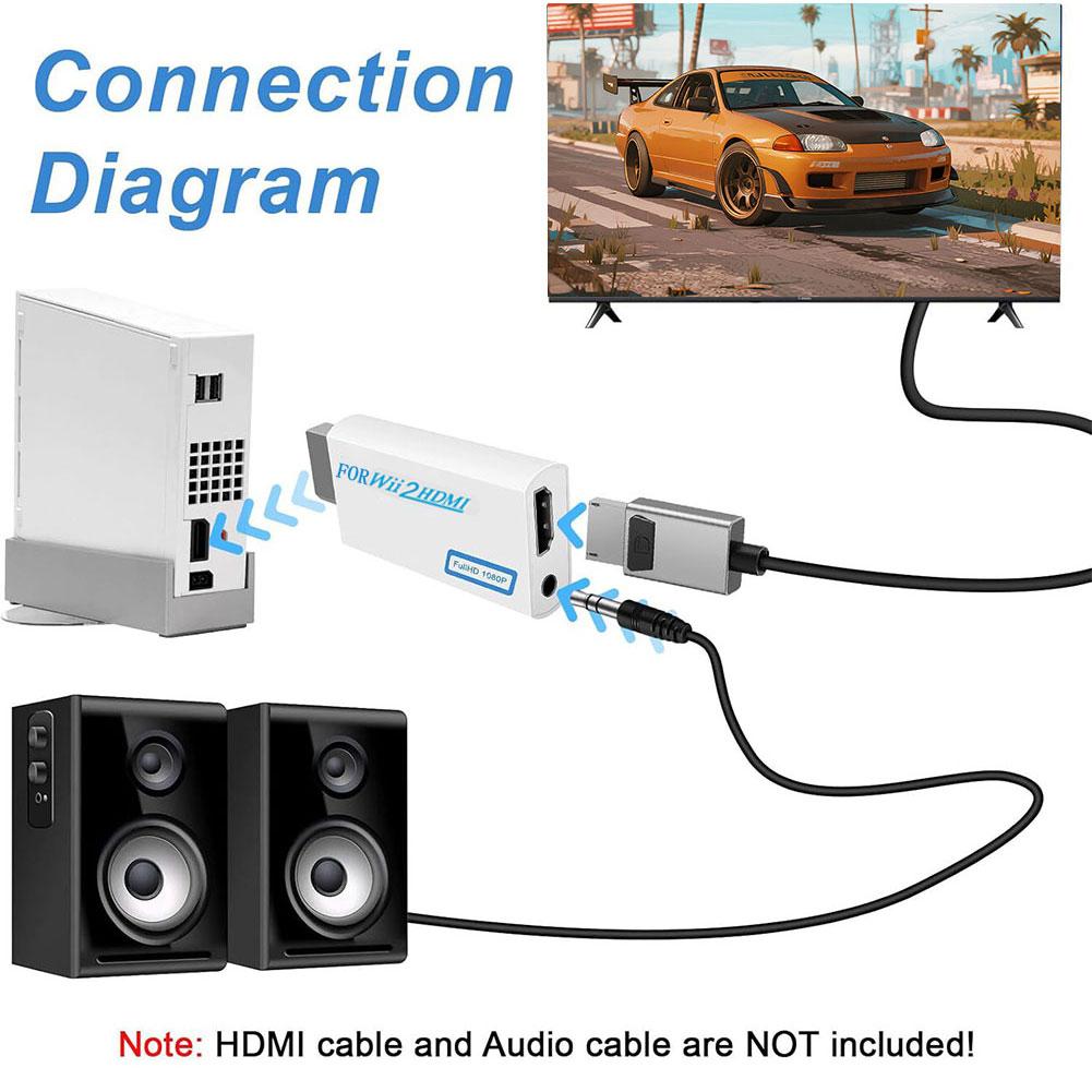 Wii To HDMI Converter Wii To H - Gaming Console Type recension och pris