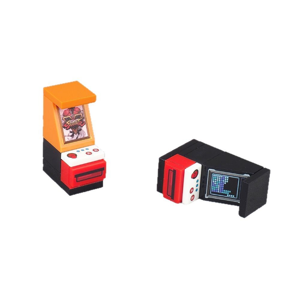 MOC 1PCS Mini Arcade Games Con - Gaming Console Lego recension och pris