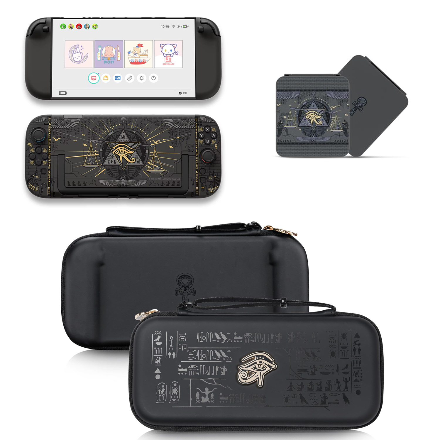 GeekShare Mystic Kingdom Case  - Nintendo Switch Case recension och pris