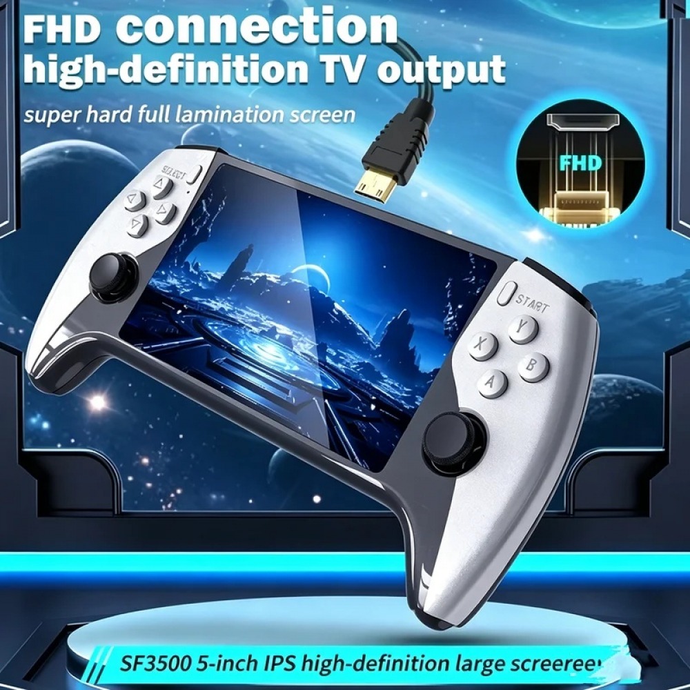 SF3500 5 inch Handheld Game Co - Gaming Console Portable recension och pris